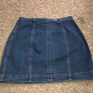 Denim tight fit skirt from pacsun